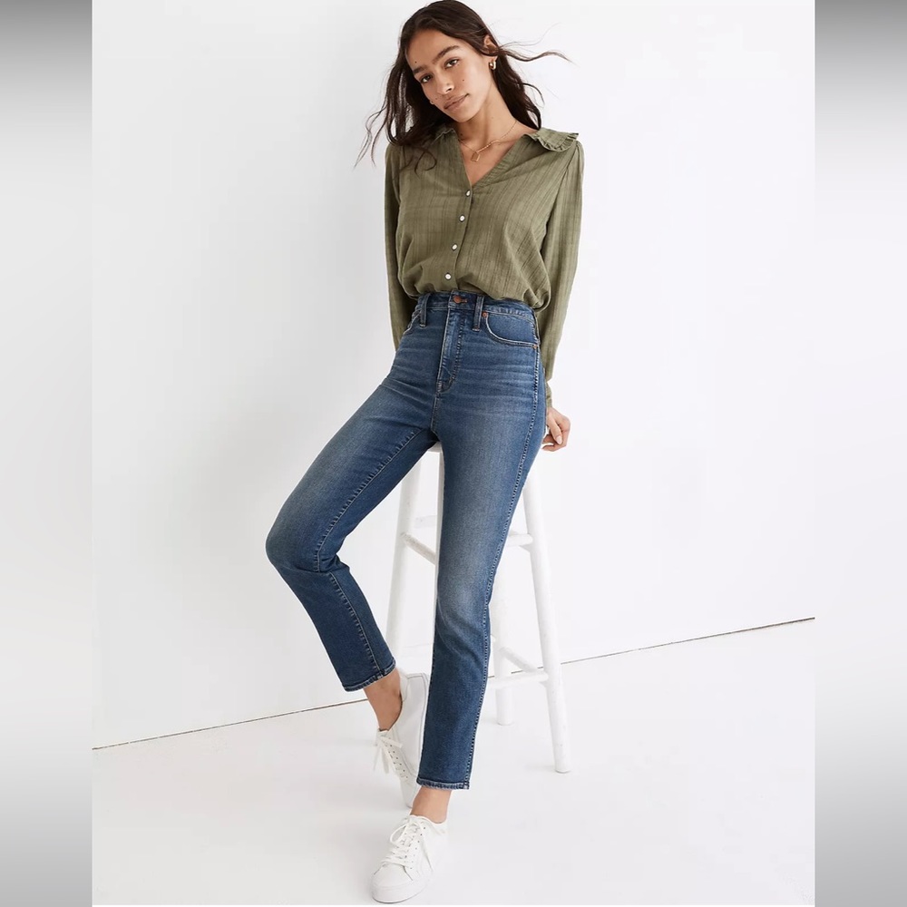 Madewell Curvy Highrise Stovepipe Jeans